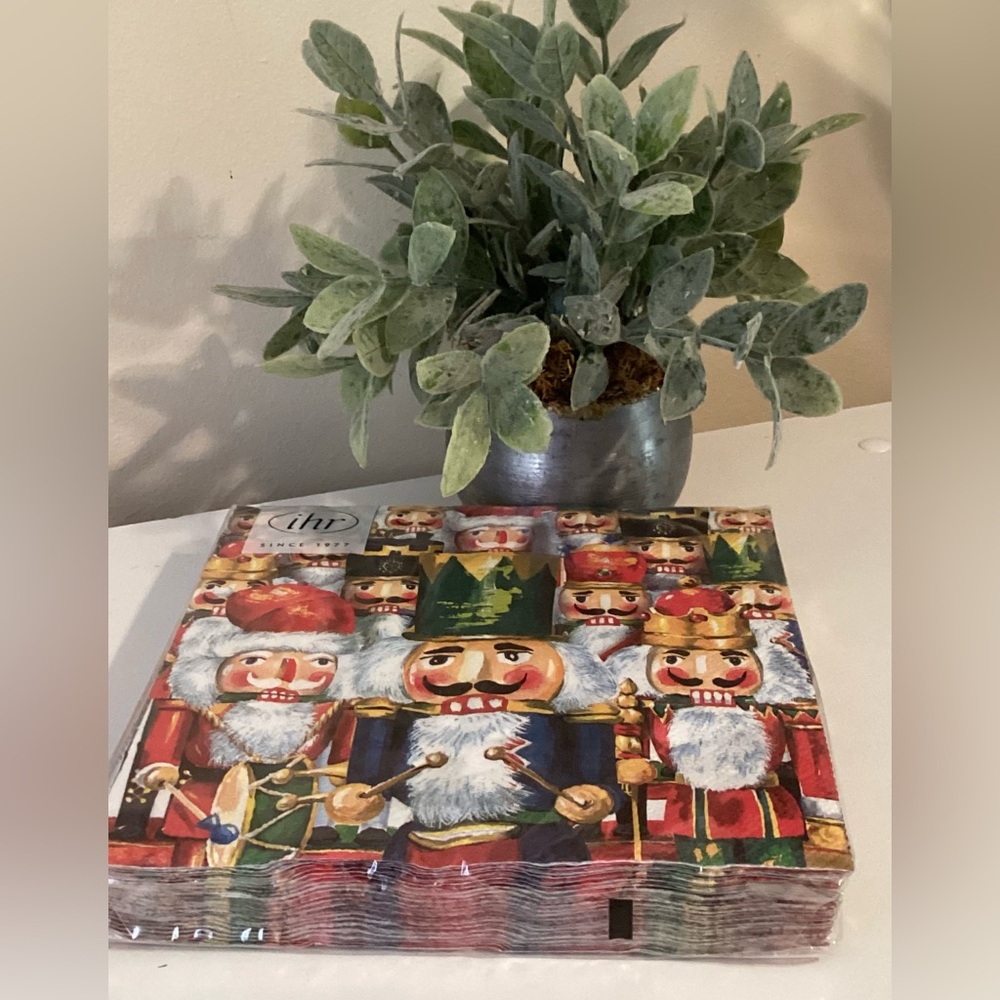 Nutcracker Themed Party Napkins Pack of 20 Festive Multicolor Design